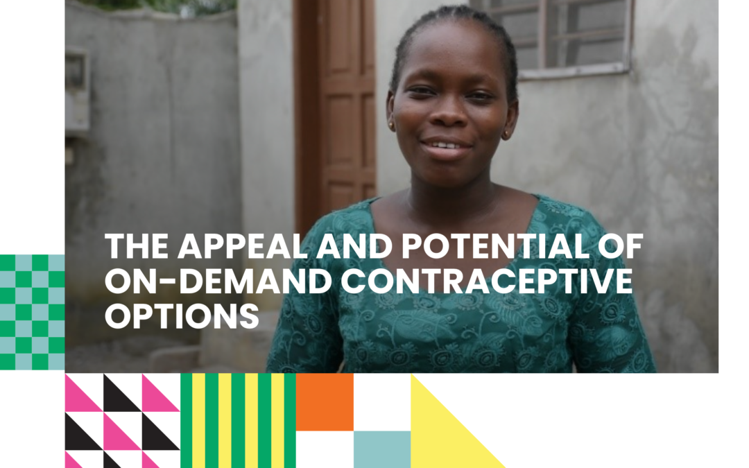The appeal and potential of on-demand contraceptive options
